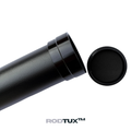 RodTux Premium Aluminum Rod Tube Pure Black Classic