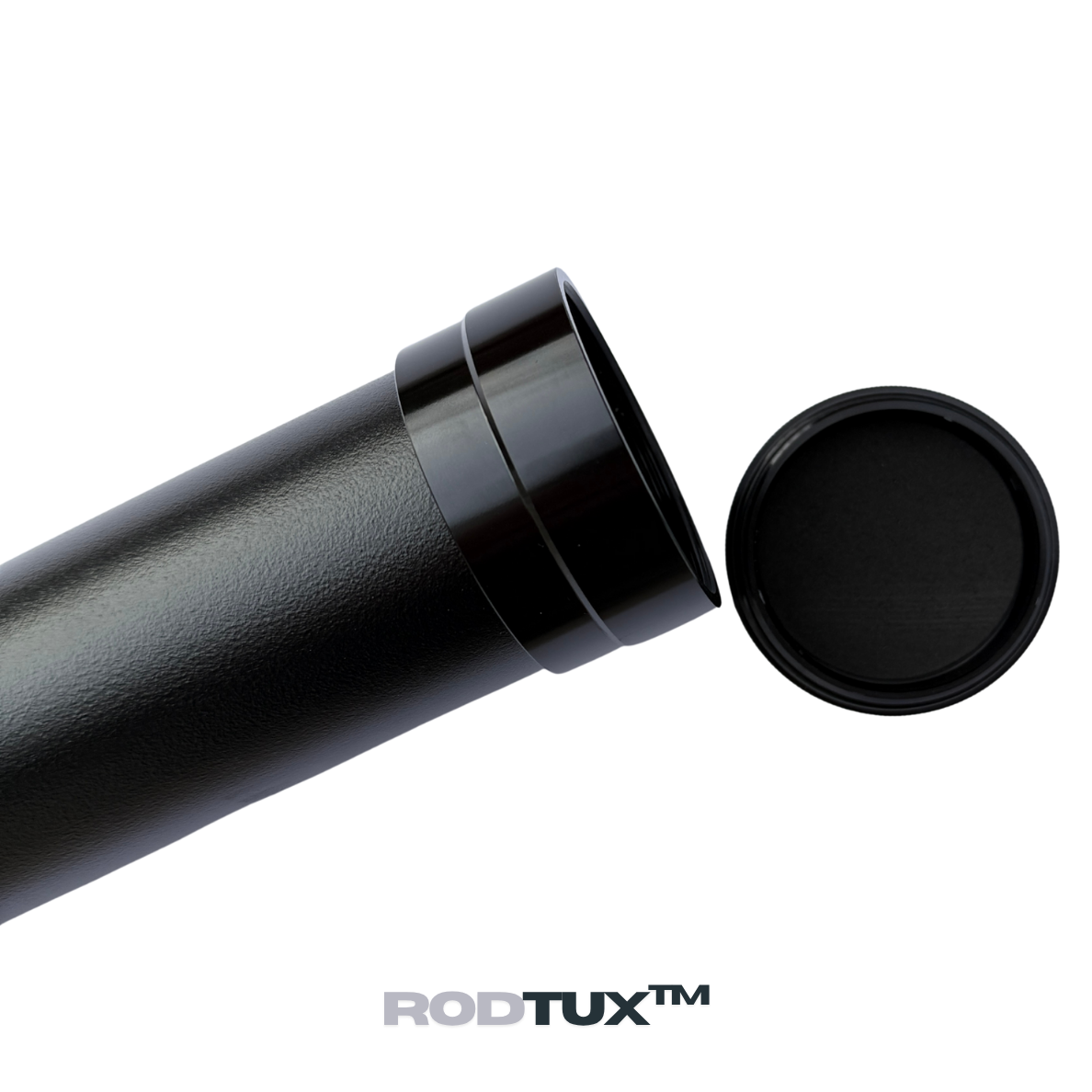 RodTux Premium Aluminium Rutenrohr Pure Black Classic