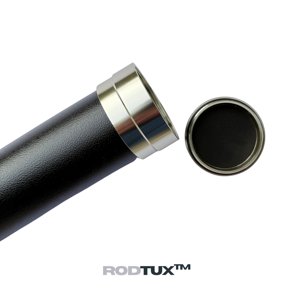RodTux Premium Aluminium Rutenrohr Pure Black Classic