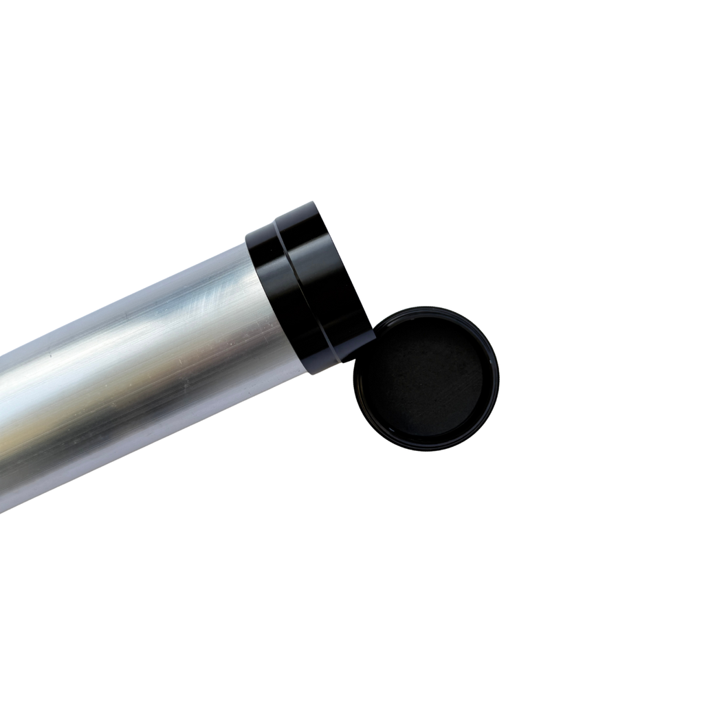 RodTux raw Aluminium XL Rutenrohr Extra Länge ab 110cm