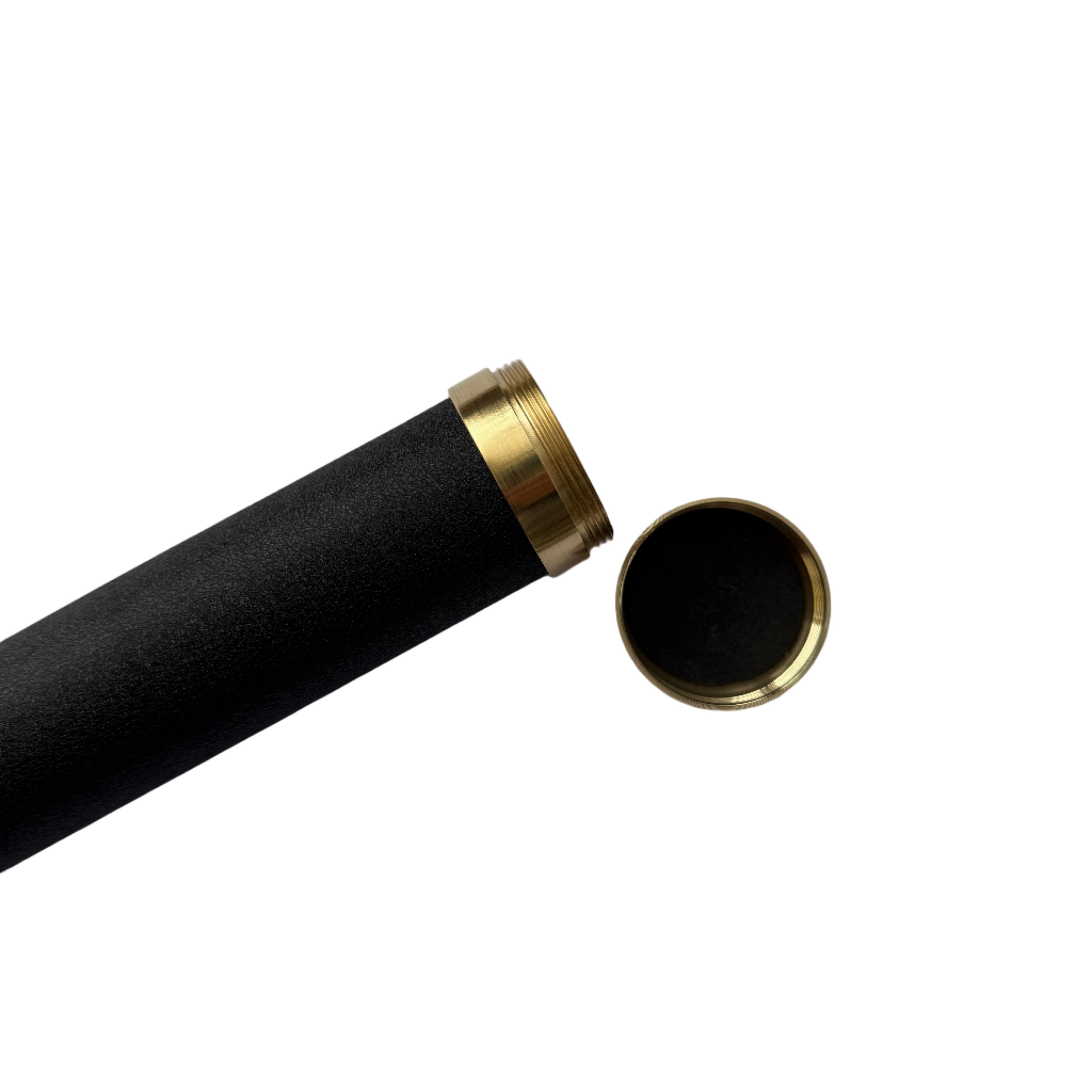 RodTux Vintage Rutenrohr 80cm mit Messing Hardware