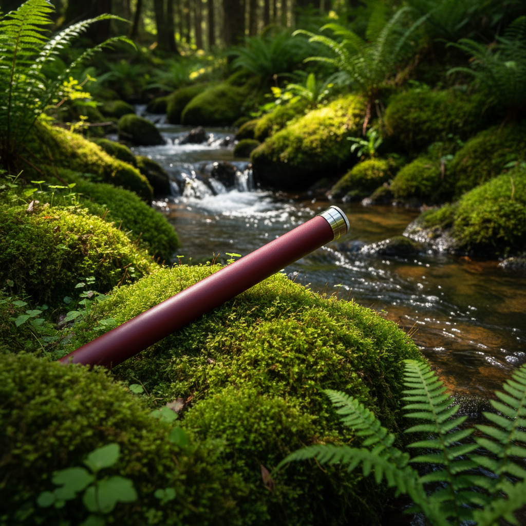 RodTux Premium Aluminium Rutenrohr Bordeaux Classic