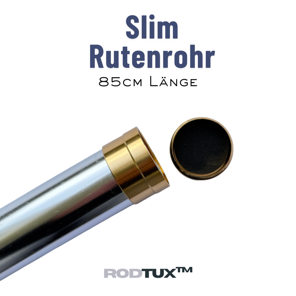 RodTux Slim Rutenrohr 80cm silber / gold